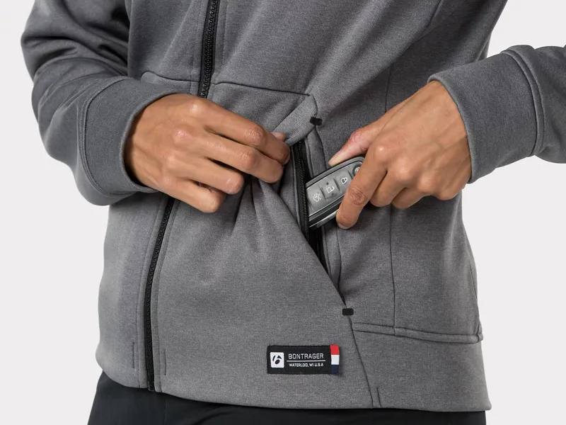 Bontrager Evoke Womens Mountain Bike Hoodie in Grey-3